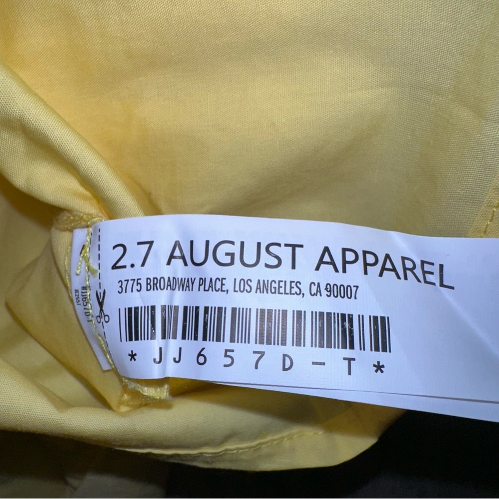 💝Tuckernuck Hyacinth House Yellow Ruffle Sofie Mini Dress Women’s Size Small S - Picture 8 of 8